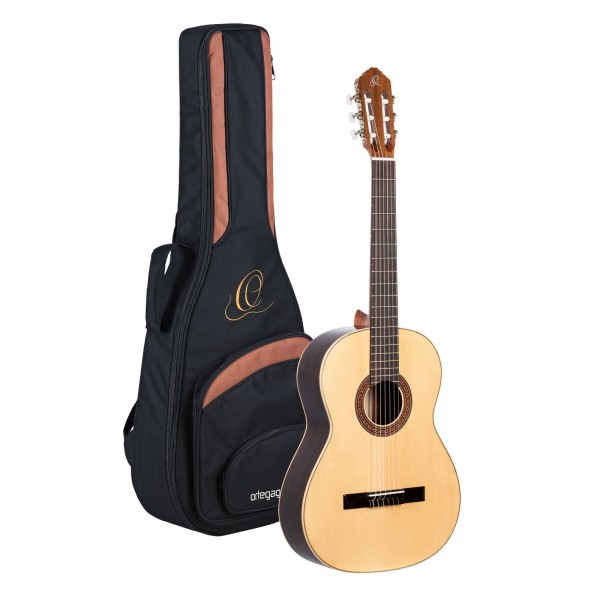 ORTEGA Classical Guitar Traditional Series 4/4 inclusive Gigbag Made in Spain - Natural + Bag OCGB-44 (R210)