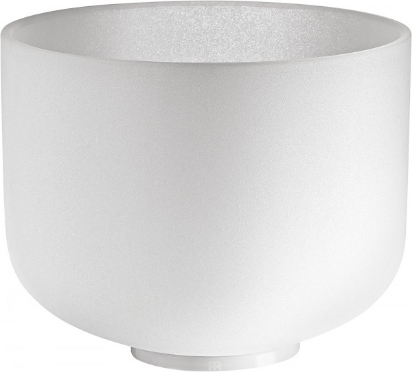 MEINL Sonic Energy Crystal Singing Bowl, white-frosted, 10" / 25 cm, Note E4, Navel Chakra (CSB10E)