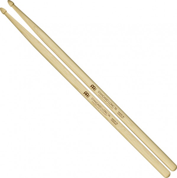 MEINL Stick & Brush Standard Long 7A Acorn Wood Tip Drumstick (SB121)