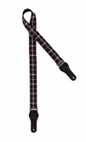 ORTEGA ukulele strap - length 1390mm / 54,33" (Max) / width 37mm - scottish dark (OCS-140U)