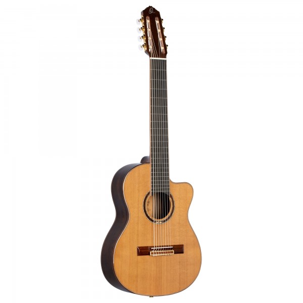ORTEGA Performer Series 4/4 Classical Guitar 8-String - Natural + Gig Bag (RCE159-8)