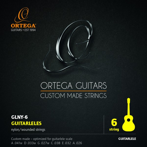 ORTEGA Custom Made Strings - Guitarlele 6 String (GLNY-6)