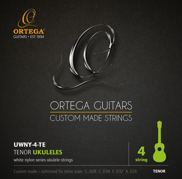 ORTEGA Custom Made Strings Ukulele String Set - Tenor 4 String (UWNY-4-TE)