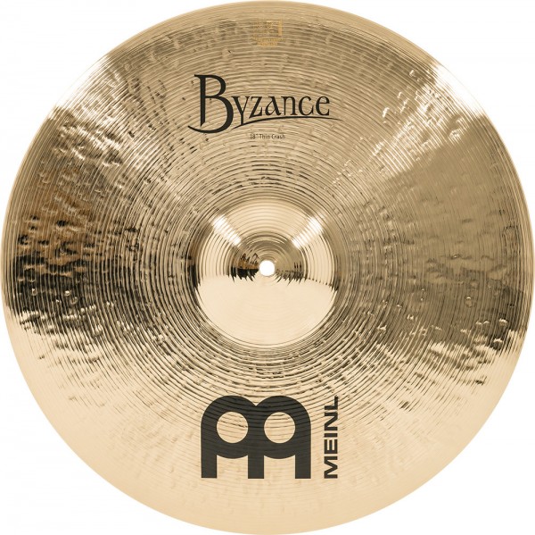 MEINL Cymbals Byzance Brilliant Thin Crash - 18" (B18TC-B)