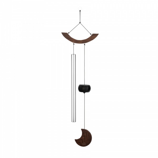 MEINL Sonic Energy Moon Meditation Chime, 35" / 88 cm, 432 Hz, Curved Suspension, Silver (MMC35S)