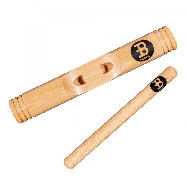 MEINL Percussion Wood Claves African - Hollowed Out Hardwood (CL3HW)