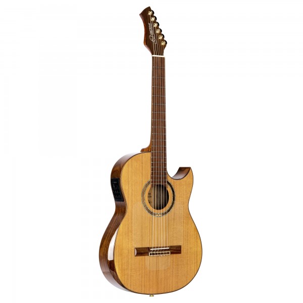 ORTEGA Ben Woods Signature Nylon String Guitar 6 String + Ben Woods Gigbag (FLAMETAL-TWO)