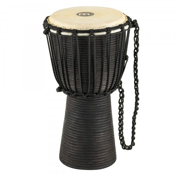 MEINL Percussion Headliner Rope Tuned Black River Series Djembe - 8" Small (HDJ3-S)