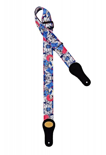 KEIKI Designer Series Nylon Guitar Strap - "Samurai" (KNS-SR)