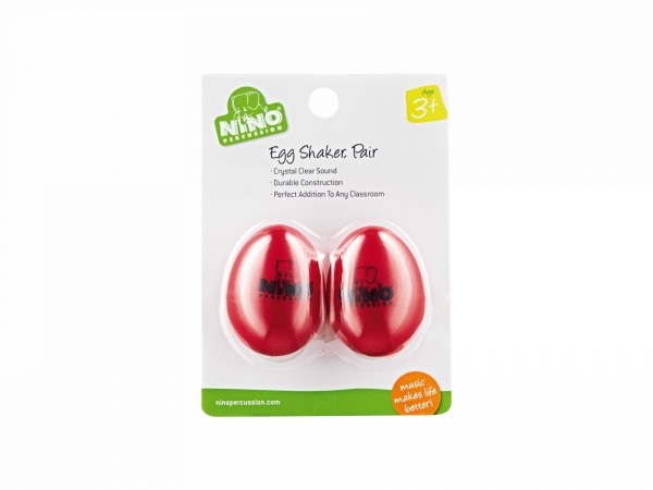 NINO Percussion Egg Shaker Pair - red (NINO540R-2)