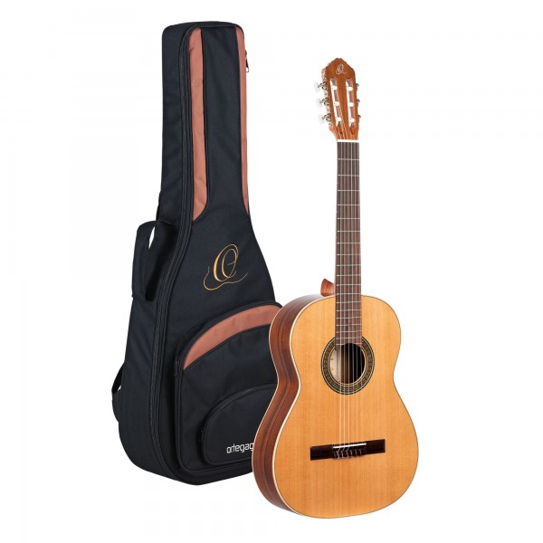 ORTEGA Classical Guitar Traditional Series 4/4 inclusive Gigbag Made in Spain - NT - Natural Cedar (R220)