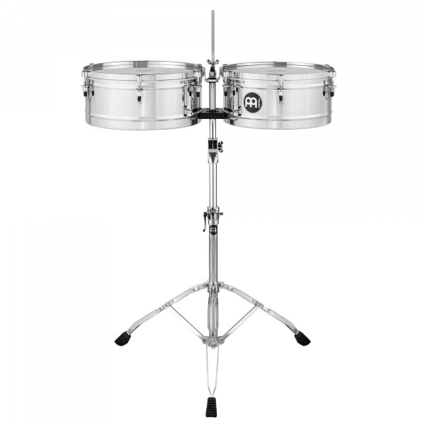 MEINL Percussion Marathon Series® Chrome Timbales 14" + 15" (MTS1415CH)