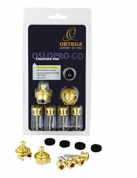 ORTEGA Strap Lock Pin Pro - Gold (OSLOPRO-GO)