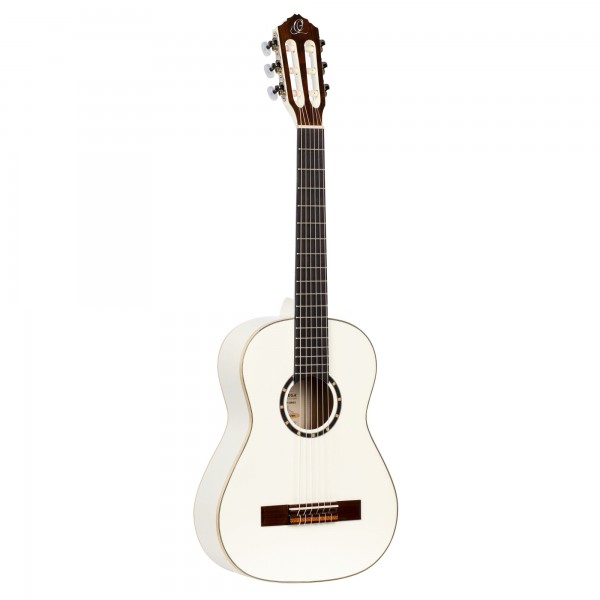 ORTEGA Family Series 1/2 Classical Guitar 6 String - White + Gigbag (R121-1/2WH)