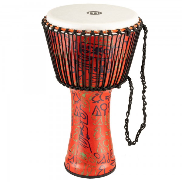 MEINL Percussion Travel Series African Djembe - Pharaoh's Script, Extra-Large - Synthetic Head (PADJ1-XL-F)