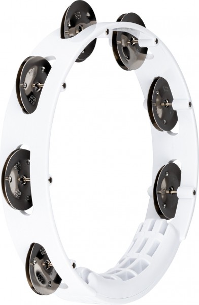 MEINL Percussion Headliner® Series Molded ABS Tambourine - 8" (HTT8WH)