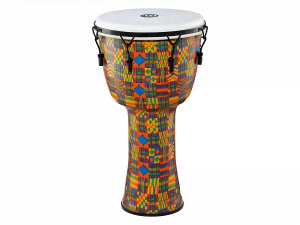 MEINL Percussion Travel Series Djembe - Kenyan Quilt, Extra Large - Synthetic Head (PMDJ2-XL-F)