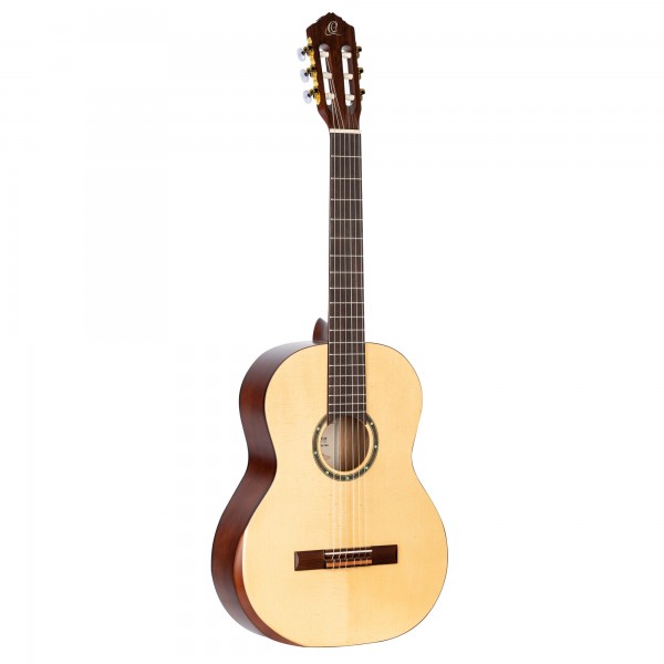 ORTEGA Student Series Pro DeLuxe 4/4 Classical Guitar 6 String - Solid Spruce / Catalpa Natural (R55DLX)