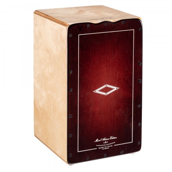 MEINL Percussion Artisan Edition Series String Cajon Soleá Line - Dark Red Burst (AESLRB)