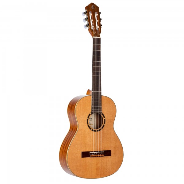 ORTEGA Family Series 3/4 Classical Guitar 6 String - Cedar / Mahogany Gloss Natural + Gigbag (R122G-3/4)