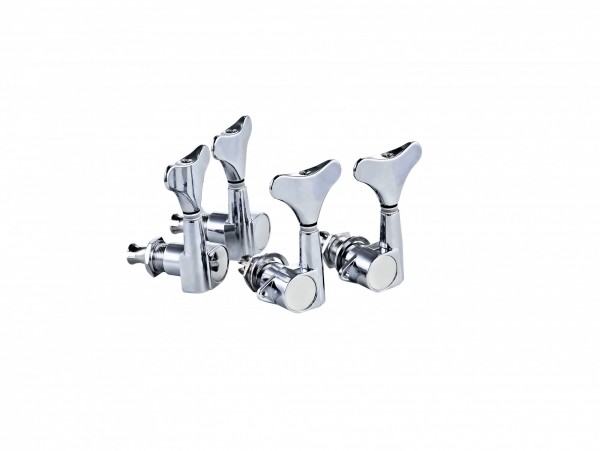 ORTEGA 2+2 Bass Tuning Machines - Chrome (OTMEB22-CR)