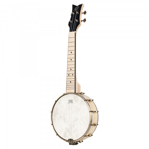 ORTEGA Banjolele Series Concert Ukulele 4 String Lefty - Maple Natural + Bag (OUBJE90-MA-L)