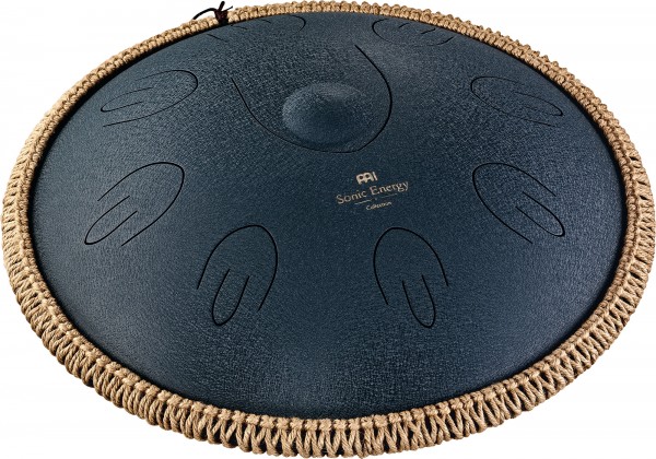 Meinl Sonic Energy 16" Octave Steel Tongue Drum, D Amara, 9 Notes, 440 Hz, Navy Blue (OSTD2NB)