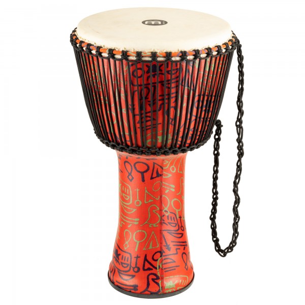 MEINL Percussion Travel Series African Djembe - Pharaoh's Script, Extra-Large - Goat Head (PADJ1-XL-G)