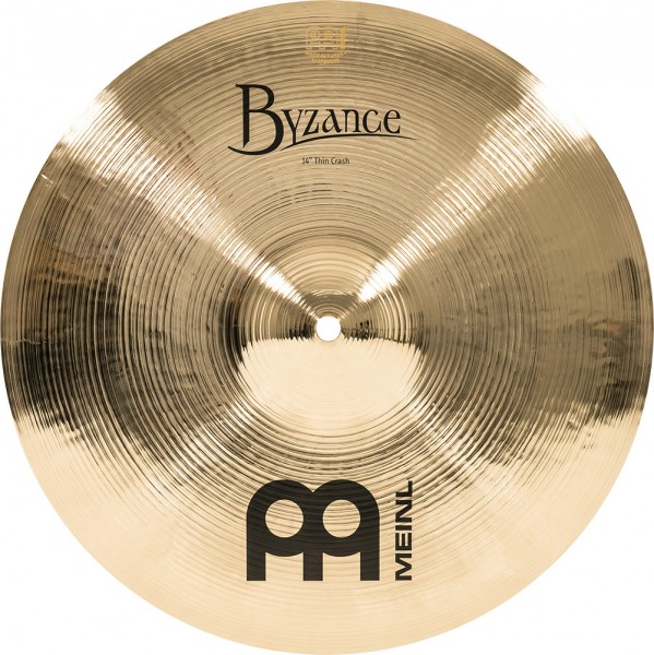 MEINL Cymbals Byzance Brilliant Thin Crash - 14" (B14TC-B)