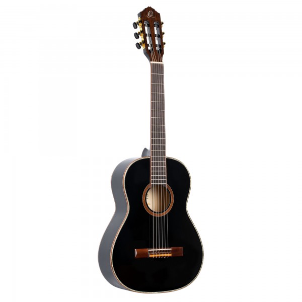 ORTEGA Classical Guitar Family Series 3/4 inclusive Gigbag - BK - Black (R221BK-3/4)