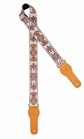 ORTEGA Creative Series Guitar Cotton Strap - Classic White (OCS-540)