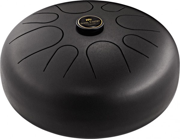 Meinl Sonic Energy 12" Steel Tongue Drum, A Minor, 8 Notes, 440 Hz, Black (STD1BK)