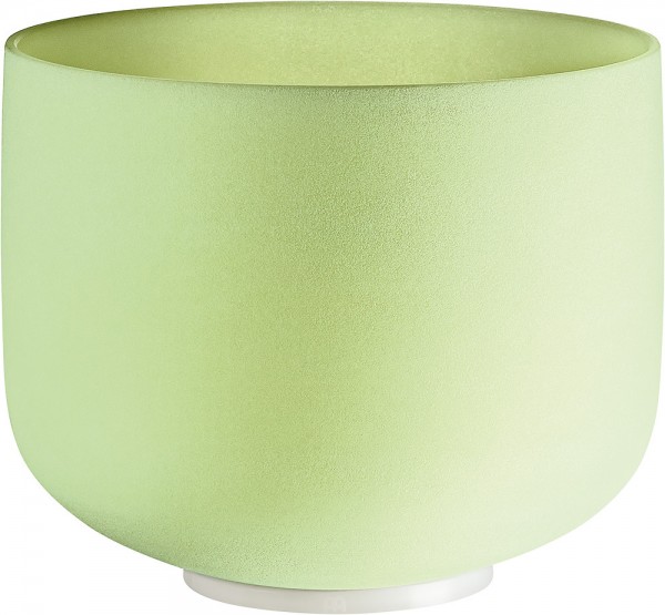 MEINL Sonic Energy Emerald Crystal Singing Bowl, frosted, 10" / 25 cm, Note F4, Heart Chakra (CSBE10F)