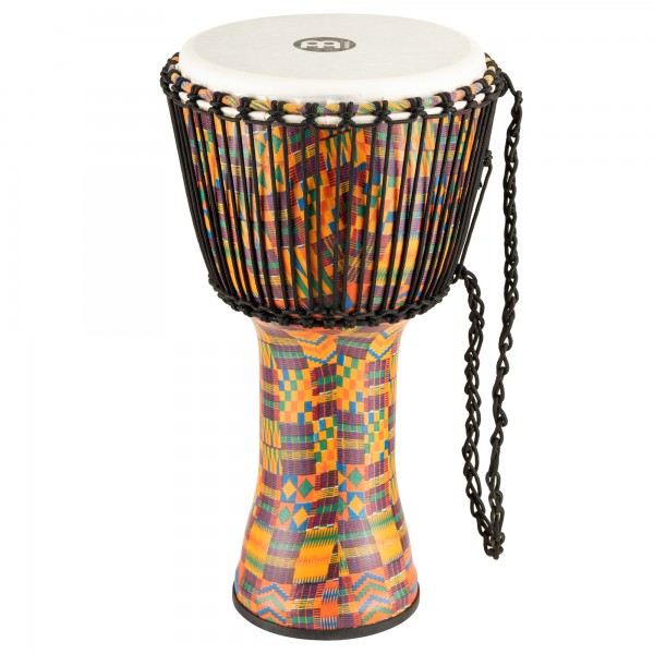 MEINL Percussion Travel Series African Djembe - Kenyan Quilt, Large - Synthetic Head (PADJ2-L-F)