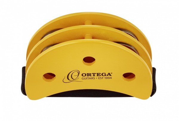 ORTEGA Foot Percussion Guitarist Foot Tambourine - Orange (OGFT)