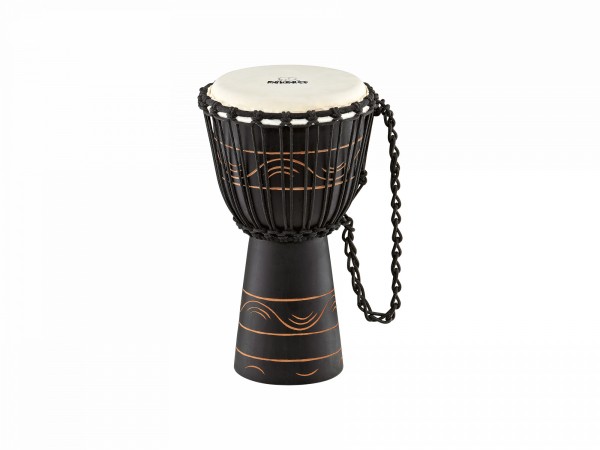 NINO Percussion Moon Rhythm Series Original African Style Rope Tuned Wood Djembe - 8" (NINO-ADJ4-S)