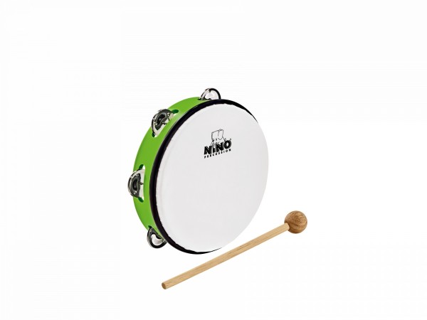 NINO Percussion Molded ABS Tambourine - 8" (NINO51GG)