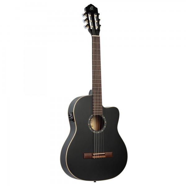 ORTEGA Family Series Classic Guitar - matte black (RCE125SN-SBK)