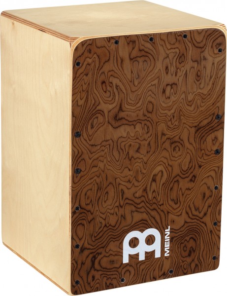 MEINL Percussion Snarecraft Series Snare Cajon 80 - Burl Wood (SC80BW)