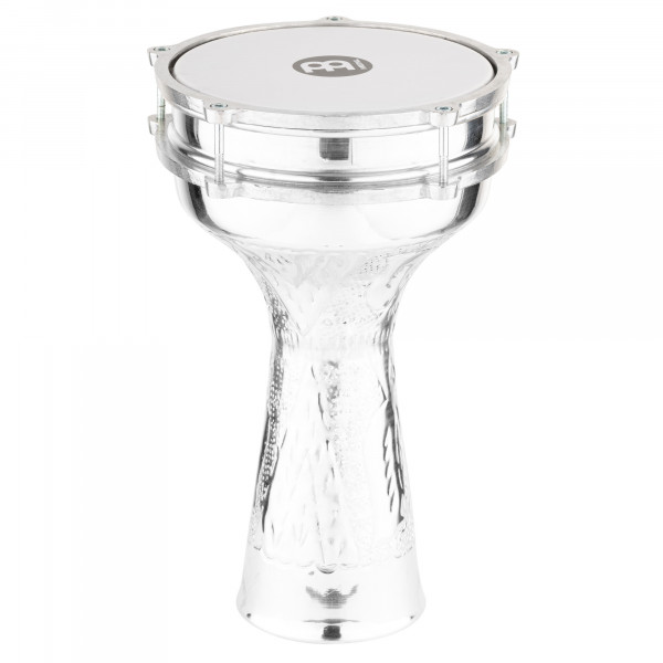 MEINL Percussion Aluminum Jingle Series Darbuka 8" - Hand Hammered (HE-314)