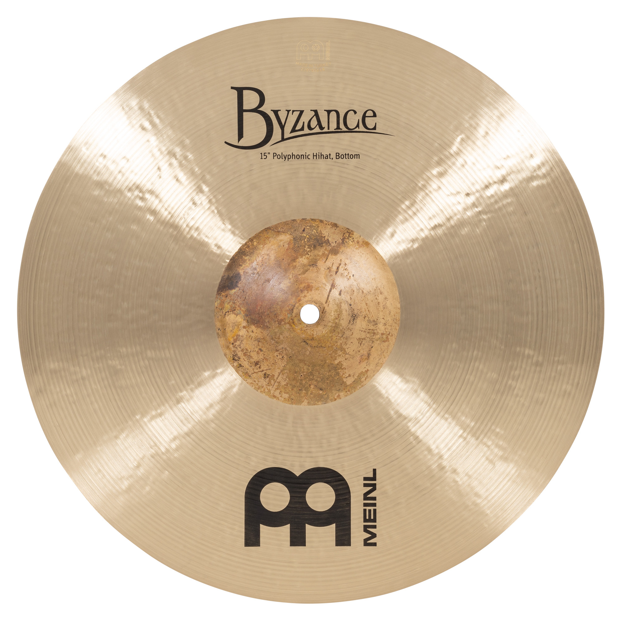 MEINL Cymbals Byzance Traditional Polyphonic HiHat - 15