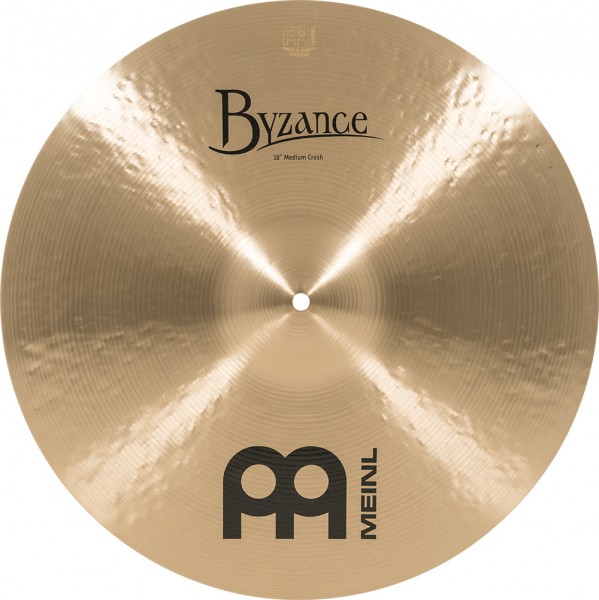 MEINL Cymbals Byzance Traditional Medium Crash - 18" (B18MC)