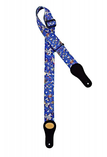 KEIKI Nylon Guitar Strap with Suede - 50mm "Spaceman" (KNS-SP)