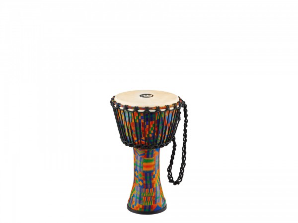 MEINL Percussion Travel Series African Djembe - Kenyan Quilt, Small - Goat Head (PADJ2-S-G)