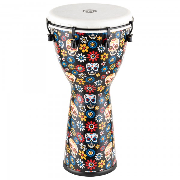 MEINL Percussion Alpine Series Synthetic Djembe - 10" Day of the Dead Finish (ADJ10-DA)