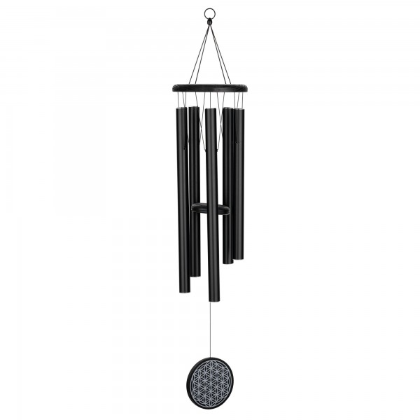 MEINL Sonic Energy Flower of Life Meditation Chime, 36" / 90 cm, 432 Hz, Black (FOLMC36BK)