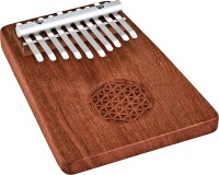 MEINL Sonic Energy Solid "Flower of Life" Kalimba - 10 notes / Zambesi Redwood (KL1002FOL)