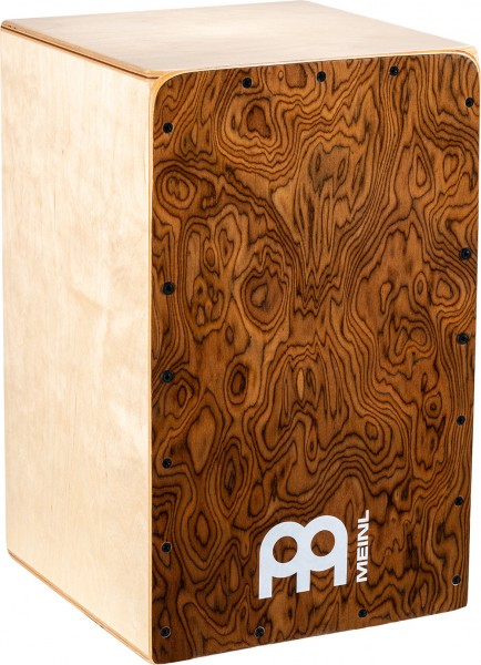 MEINL Percussion Snarecraft Series Snare Cajon 100 - Burl Wood (SC100BW)