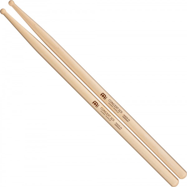 MEINL Stick & Brush - Concert SD1 Round Wood Tip Drumstick (SB113)