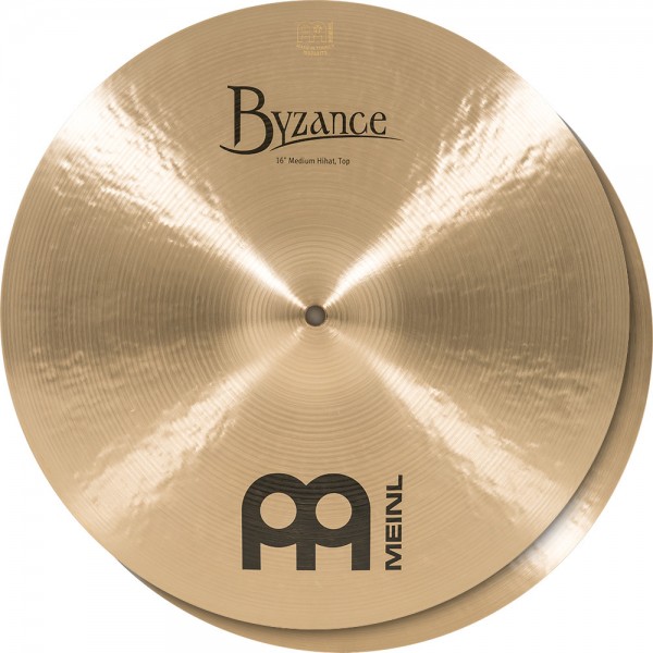 MEINL Cymbals Byzance Traditional Medium Hihat - 16" (B16MH)